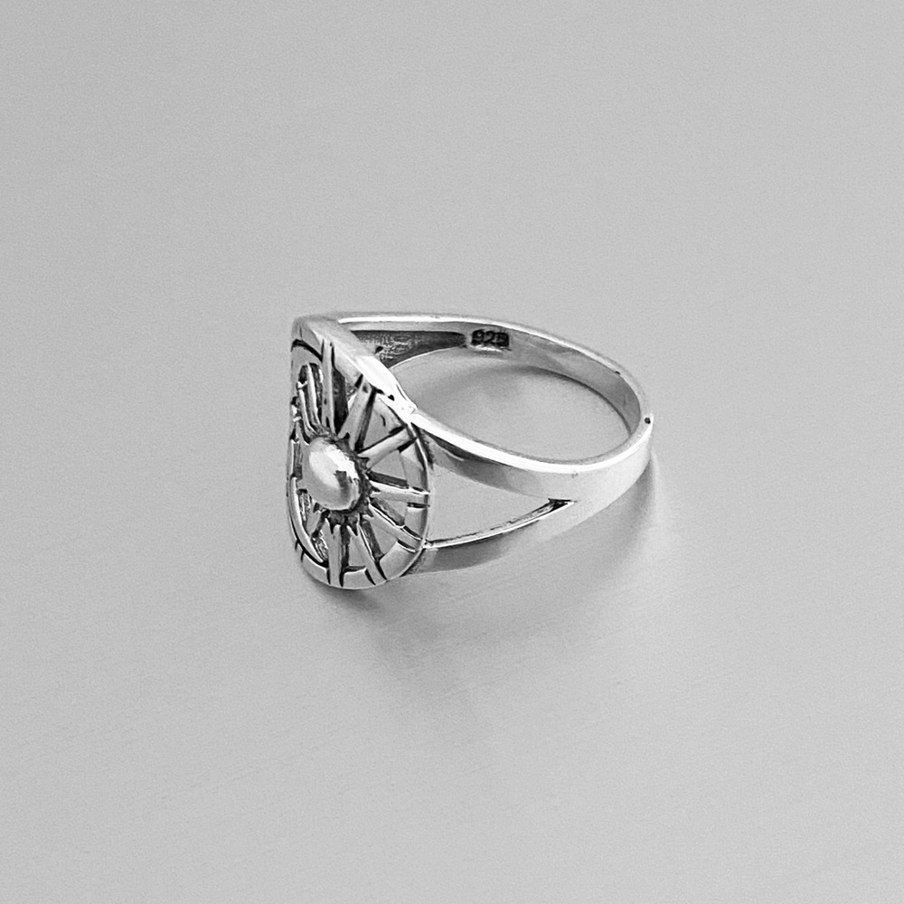 Sterling Silver Moon And Sun Ring, Statement Ring - image 7